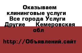 Оказываем клининговые услуги! - Все города Услуги » Другие   . Кемеровская обл.